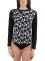 lycra cu maneci lungi pt. femei Fundango Loren Long Sleeve Rashguard negru 1