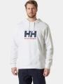 pulover cu gluga pt. barbati Helly Hansen Hh Logo Hoodie 2.0 alb 1