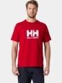 tricou cu maneci scurte pt. barbati Helly Hansen Hh Logo T-Shirt 2.0 rosu 1