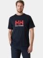 tricou cu maneci scurte pt. barbati Helly Hansen Hh Logo T-Shirt 2.0 albastru inchis 1