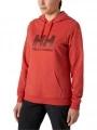 pulover cu gluga pt. femei Helly Hansen W Hh Logo Hoodie rosu 1