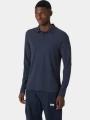 tricou cu maneci lungi pt. barbati Helly Hansen Crewline Ls Polo albastru inchis 1
