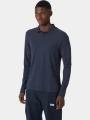 tricou cu maneci lungi si guler pt. barbati Helly Hansen Crewline Ls Polo albastru inchis 1