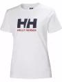 tricou cu maneci scurte pt. femei Helly Hansen W HH Logo T-Shirt alb 1