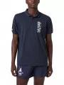 tricou cu guler pt. barbati Helly Hansen Coastline Polo 2.0 albastru inchis 1