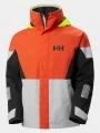 jacheta pentru navigatie pt. barbati Helly Hansen Newport Regatta Jacket portocaliu 1