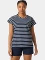 tricou cu maneci scurte pt. femei Helly Hansen W Thalia Summer Top albastru inchis 1