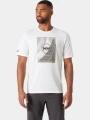 tricou pentru sport, cu maneci scurte pt. barbati Helly Hansen Hp Race Graphic T-Shirt alb 1