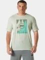 tricou pentru sport, cu maneci scurte pt. barbati Helly Hansen Hp Race Graphic T-Shirt verde 1