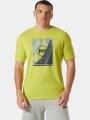 tricou pentru sport, cu maneci scurte pt. barbati Helly Hansen Hp Race Graphic T-Shirt verde 1