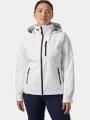 jacheta pentru navigatie pt. femei Helly Hansen W Crew Hooded Midl Jacket 2.0 alb 1