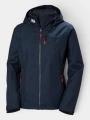 jacheta pentru navigatie pt. femei Helly Hansen W Crew Hooded Midl Jacket 2.0 albastru inchis 1