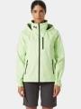 jacheta pentru navigatie pt. femei Helly Hansen W Crew Hooded Jacket 2.0 verde 1
