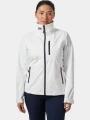 jacheta pentru navigatie pt. femei Helly Hansen W Crew Jacket 2.0 alb 1
