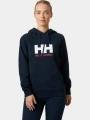 pulover cu gluga pt. femei Helly Hansen W Hh Logo Hoodie 2.0 albastru inchis 1