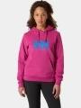pulover cu gluga pt. femei Helly Hansen W Hh Logo Hoodie 2.0 magenta 1