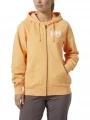 pulover cu gluga pt. femei Helly Hansen W Hh Logo Full Zip Hoodie 2.0 portocaliu 1