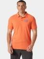 tricou cu guler pt. barbati Helly Hansen Hp Race Polo 2.0 portocaliu 1