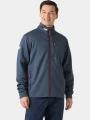 pulover polar pt. barbati Helly Hansen Crew Fleece Jacket albastru inchis 1