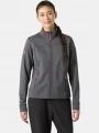 pulover polar pt. femei Helly Hansen W Crew Fleece Jacket gri 1