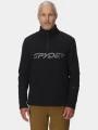 pulover polar pt. barbati Spyder Speed Fleece 1/2 Zip negru 1