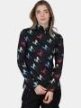 pulover polar pt. femei Spyder Vivid 1/2 Zip negru 1