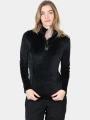 pulover polar pt. femei Spyder Shimmer Bug 1/2 Zip negru 1