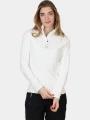 pulover polar pt. femei Spyder Shimmer Bug 1/2 Zip alb 1