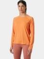 tricou cu maneci lungi pt. femei Helly Hansen W Shine Solen Ls Crew portocaliu 1