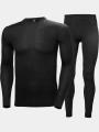 set de lenjerie de corp pt. barbati Helly Hansen Hh Comfort Light Set negru 1