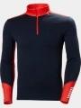 top lenjerie de corp pt. barbati Helly Hansen Lifa Merino Midweight 1/2 Zip albastru inchis 1
