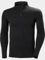 top lenjerie de corp pt. barbati Helly Hansen Lifa Merino Midweight 1/2 Zip negru 1