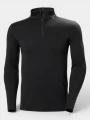 top lenjerie de corp pt. barbati Helly Hansen Lifa Merino Midweight 1/2 Zip negru 1