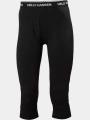 pantaloni de corp pt. barbati Helly Hansen Lifa Merino Midweight 3/4 Pant negru 1