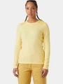 top lenjerie de corp pt. femei Helly Hansen W Lifa Merino Midweight Crew galben 1