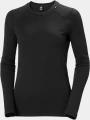 top lenjerie de corp pt. femei Helly Hansen W Lifa Merino Midweight Crew negru 1