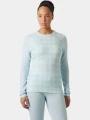 top lenjerie de corp pt. femei Helly Hansen W Lifa Merino Midw Gra Crew albastru deschis 1