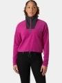 pulover crop pt. femei Helly Hansen W Daybreaker Cropped Fleece magenta 1