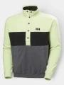 pulover polar pt. barbati Helly Hansen Daybreaker Hugg Snap Fleece verde deschis 1