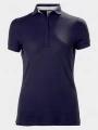 tricou cu guler pt. femei Helly Hansen W Crewline Polo albastru inchis 1