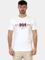 tricou cu maneci scurte pt. barbati Helly Hansen Core Graphic T alb 1
