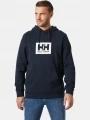 pulover cu gluga pt. barbati Helly Hansen Hh Box Hoodie albastru inchis 1