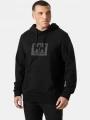 pulover cu gluga pt. barbati Helly Hansen Hh Box Hoodie negru 1