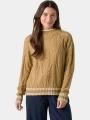 pulover tricotat pt. femei Helly Hansen W Positano Knit Sweater maro 1