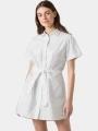rochie camasa pt. femei Helly Hansen W Sorrento Shirt Dress alb 1