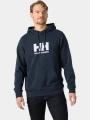 pulover cu gluga pt. barbati Helly Hansen Hh Logo Hoodie albastru inchis 1