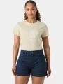 tricou cu maneci scurte pt. femei Helly Hansen W Core Graphic T-Shirt 2.0 nisip 1