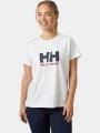 tricou cu maneci scurte pt. femei Helly Hansen W Hh Logo T-Shirt 3.0 alb 1