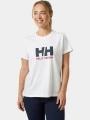tricou cu maneci scurte pt. femei Helly Hansen W Hh Logo T-Shirt 3.0 alb 1