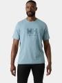 tricou cu maneci scurte pt. barbati Helly Hansen Hh Logo T-Shirt 3.0 albastru deschis 1